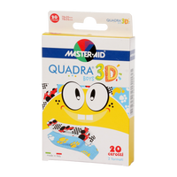 MASTER AID Quadra 3D boys sebtapasz 20 db - Kép