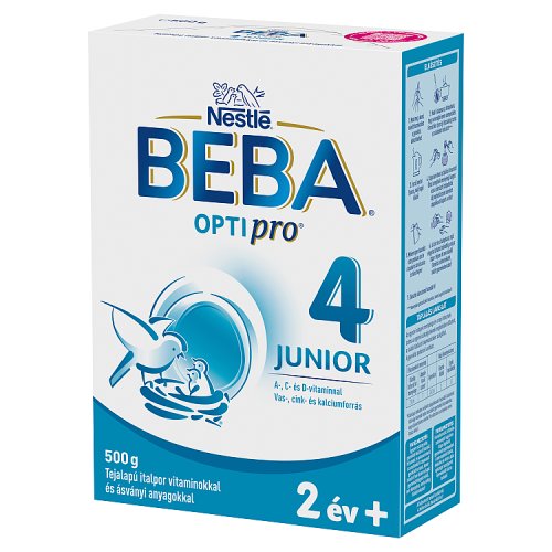 BEBA OPTIpro 4 Junior tejalapú italpor vitaminokkal és ásványi anyagokkal 500g - Kép 2