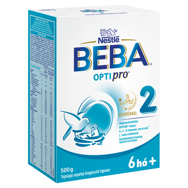 BEBA OPTIpro 2 tejalapú anyatej-kiegészítő tápszer 500g - Kép 1