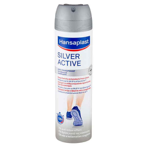 Hansaplast Silver Active lábspray 150ml - Kép 1