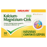Walmark BIOPERINE Kalcium + Mg + Cink Aktív tabletta 30 db - Kép