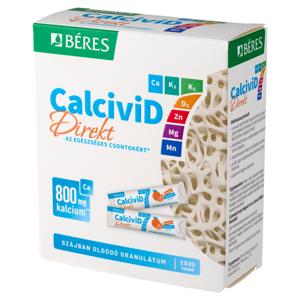 Béres Calcivid 7 direkt szájban oldódó granulátum 20 x 2,5g - Kép 3