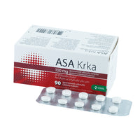 ASA Krka 100 mg gyomornedv-ellenálló tabletta 90 db - Kép