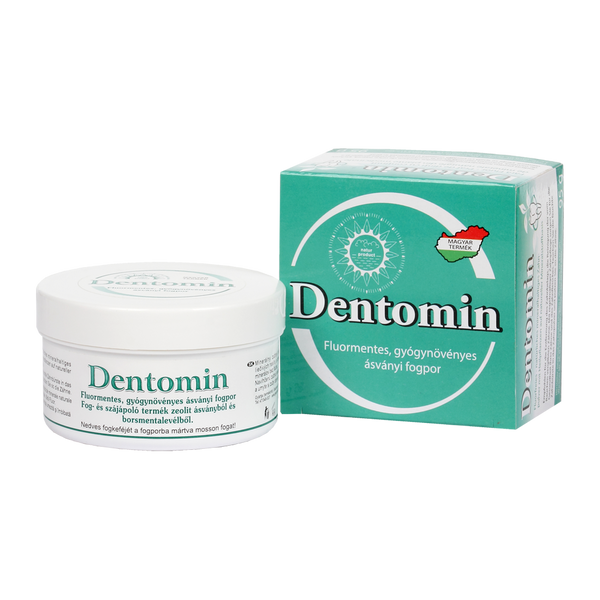 Dentomin-Z fogpor gyógynövényes (zöld) 95g - Kép