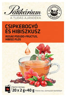 Patikárium Csipkebogyó és Hibiszkusz tea filteres 20 db - Kép