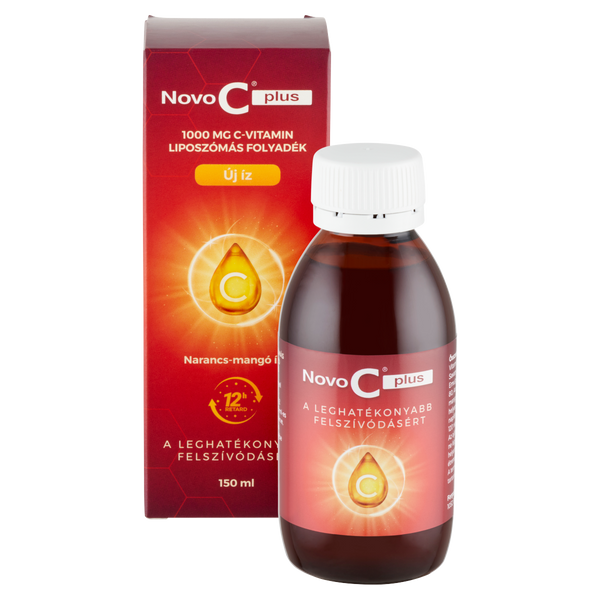 Novo C Plus 1000g liposzómás C-Vitamin étrendkiegészítő folyadék 150ml - Kép 3