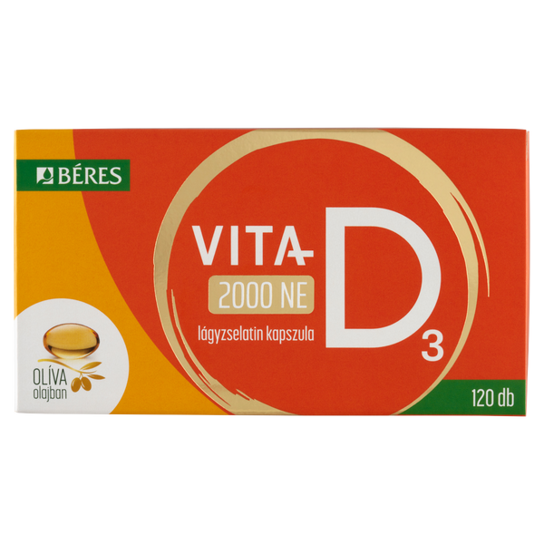Béres Vita-D3 2000 NE lágyzselatin kapszula 120 db - Kép 4
