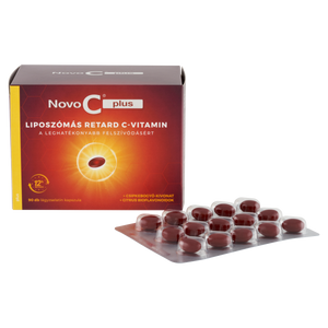 Novo C Plus liposzómás retard C-Vitamin kapszula 90 db kép