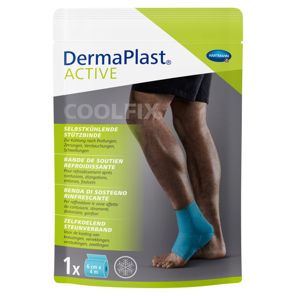 DermaPlast Active Coolfix Hűsítő pólya (6 cm x 4 m) 1 db - Kép 2