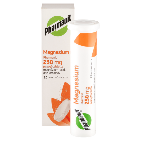 Magnesium 250 mg Pharmavit pezsgőtabletta 20 db - Kép 4