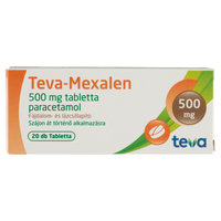 Teva-Mexalen 500 mg tabletta 20 db - Kép