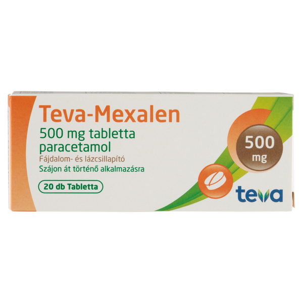Teva-Mexalen 500 mg tabletta 20 db - Kép 3