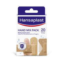 Hansaplast Hand Mix Pack sebtapasz 20 db - Kép