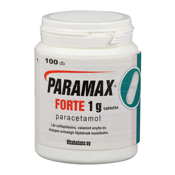 Paramax Forte 1 g tabletta 100 db - Kép 1