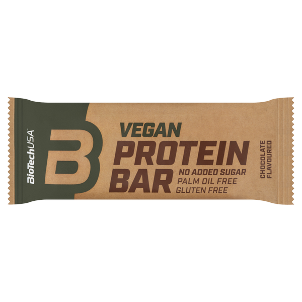 BioTechUSA Vegan Protein Bar fehérje szelet csokoládé ízű 50g - Kép 3