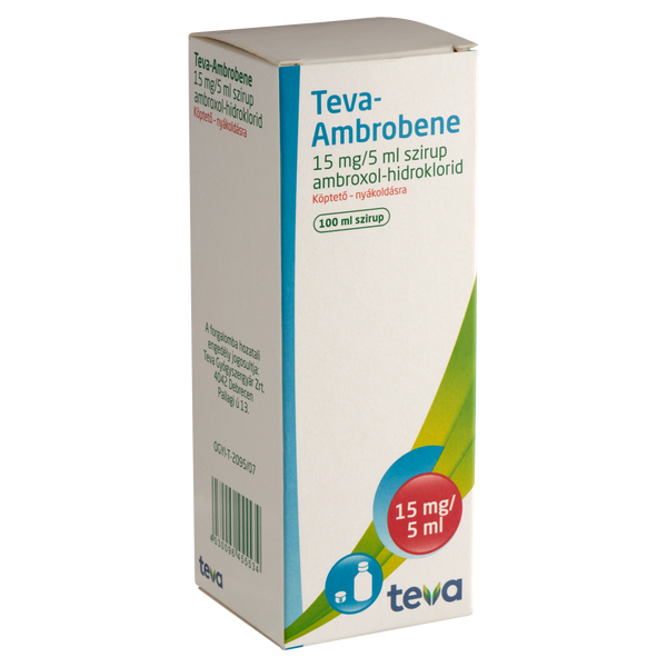 Teva-Ambrobene 15 mg/5 ml szirup 100ml - Kép 1