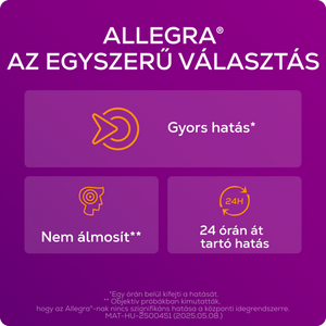 Allegra Forte 180 mg filmtabletta 30 db kép