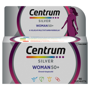 Centrum Silver Woman 50+ multivitamin filmtabletta nőknek 90 db kép