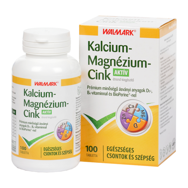 Walmark BIOPERINE Kalcium + Mg + Cink Aktív tabletta 100 db - Kép 2