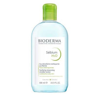 BIODERMA Sébium H2O arc-és sminklemosó micellás víz RPET 500ml - Kép