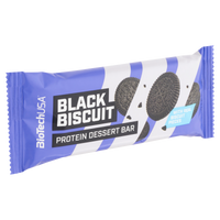 BioTechUsa Protein Dessert Bar Black Biscuit 50g - Kép