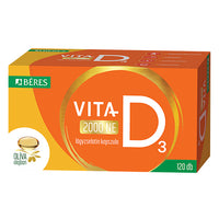Béres Vita-D3 2000 NE lágyzselatin kapszula 120 db - Kép