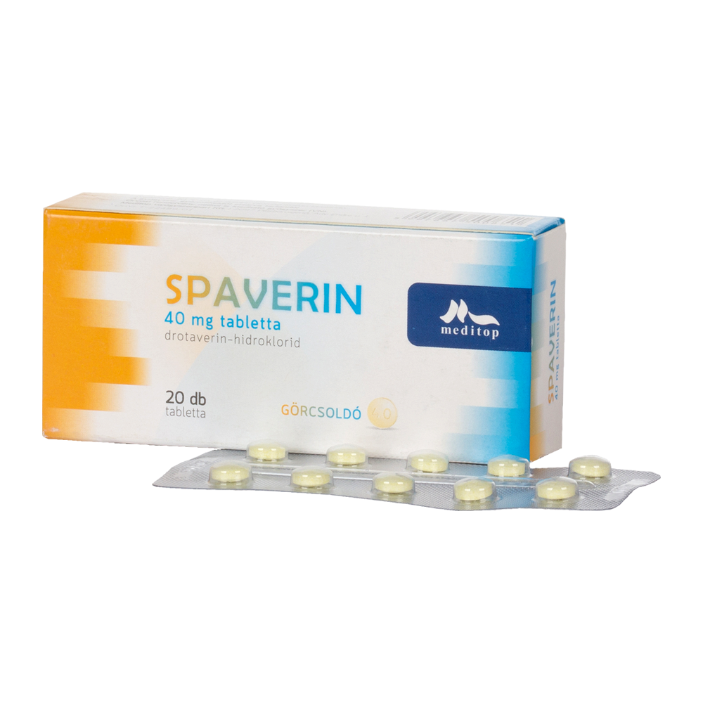 Spaverin 40 mg tabletta 20 db
