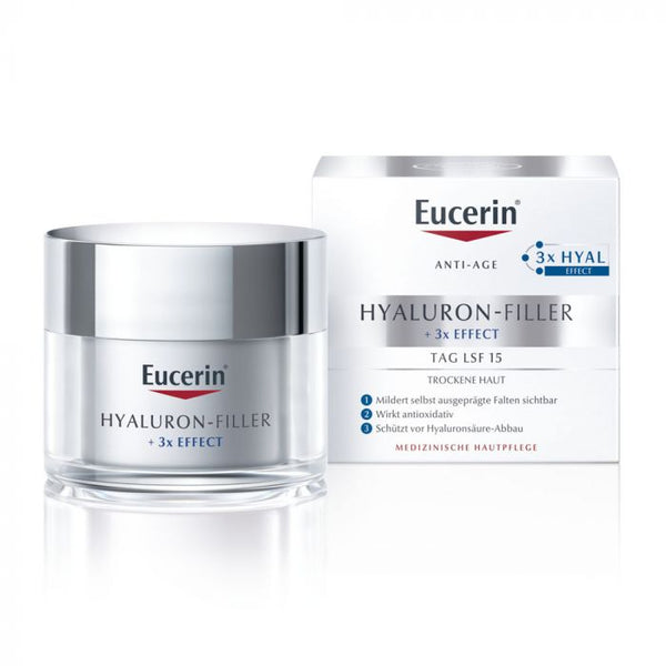 Eucerin Hyaluron-Filler Ráncfeltöltő nappali arckrém száraz bőrre 50ml - Kép 8