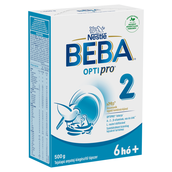BEBA OPTIpro 2 tejalapú anyatej-kiegészítő tápszer 500g - Kép 4