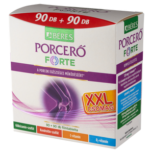 Béres Porcerő Forte étrend-kiegészítő filmtabletta 2x90 db kép