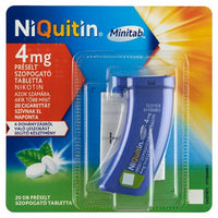 NiQuitin Minitab 4 mg préselt szopogató tabletta 1x20 db - Kép