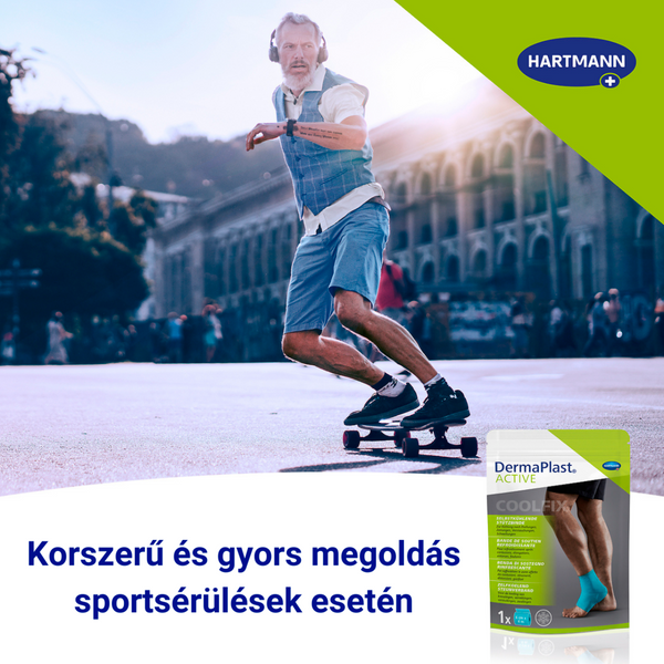 DermaPlast Active Coolfix Hűsítő pólya (6 cm x 4 m) 1 db - Kép 4