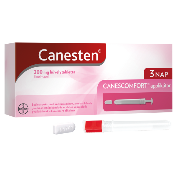 Canesten 200 mg hüvelytabletta 3 db - Kép 2