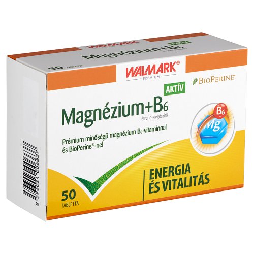 Walmark BIOPERINE Magnézium + B6 Aktív tabletta 50 db - Kép 3