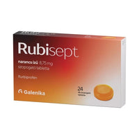 Rubisept narancs ízű 8,75 mg szopogató tabletta 24 db - Kép