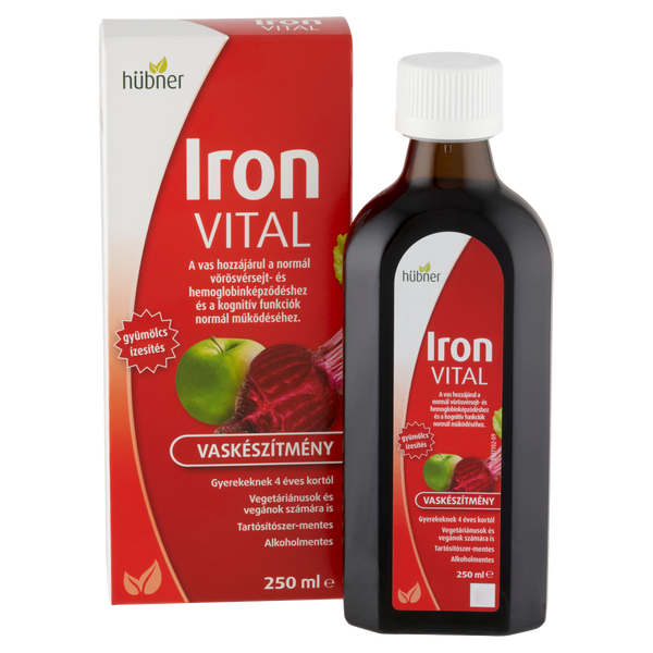 Hübner IronVital vaskészítmény vitaminokkal 250ml - Kép 4