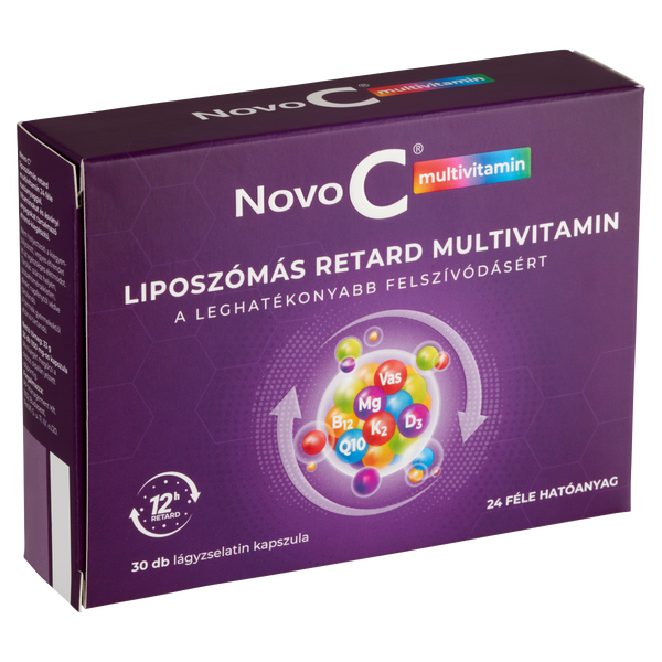 Novo C Multivitamin liposzómás retard multivitamin kapszula 30 db - Kép 6