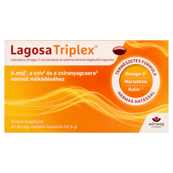 Lagosa Triplex étrendkiegészítő kapszula 40 db - Kép 1