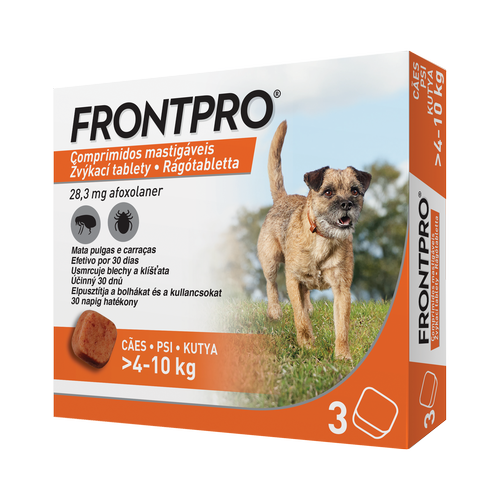 Frontpro 28,3 mg rágótabletta 4-10 kg kutyáknak 3 db - Kép 2