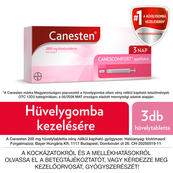 Canesten 200 mg hüvelytabletta 3 db - Kép 6