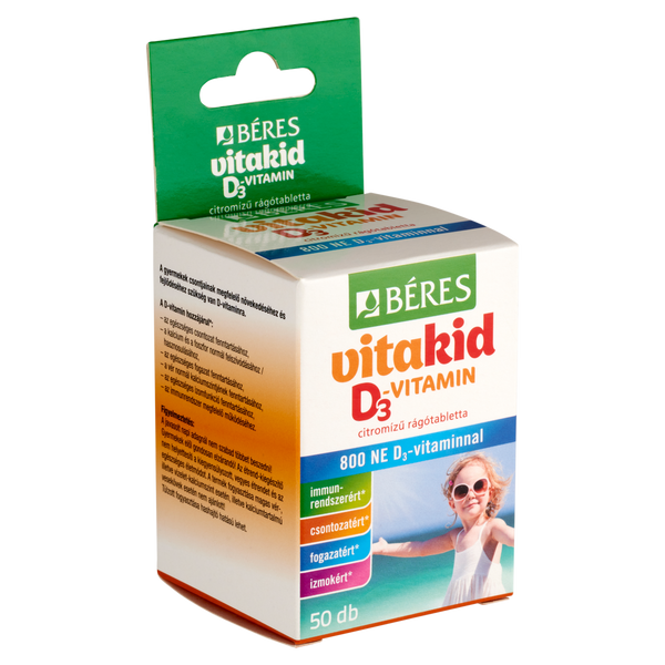 Béres Vita-D3 KID 800NE rágótabletta 50 db - Kép 3
