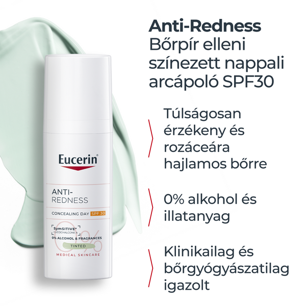 Eucerin Anti-Redness Bőrpír elleni színezett nappali arcápoló FF25 50ml - Kép 9