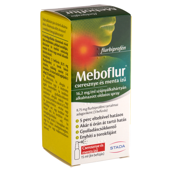 Meboflur cseresznye és menta ízű 16,2 mg/ml oldatos spray 15ml - Kép 5
