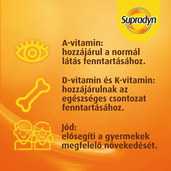Supradyn Kids Complex multivitamin zselé cukorbevonattal 60 db - Kép 6