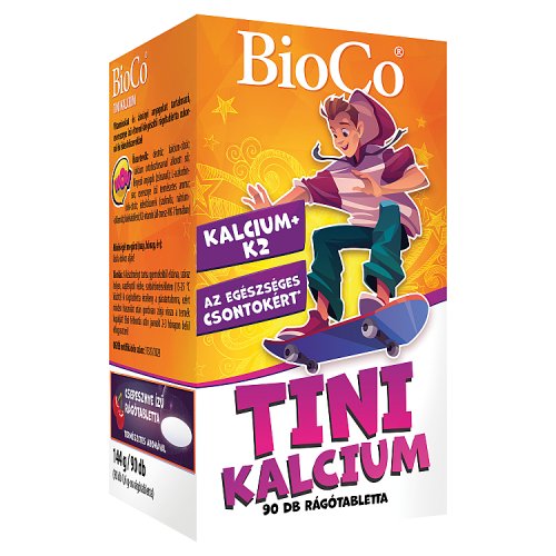 BioCo Tini Kalcium rágótabletta 90 db - Kép 3