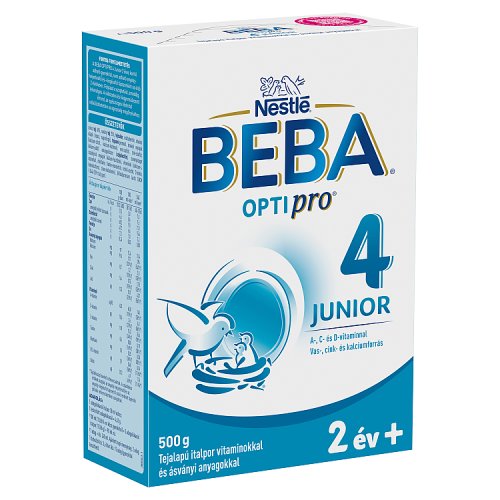 BEBA OPTIpro 4 Junior tejalapú italpor vitaminokkal és ásványi anyagokkal 500g - Kép 3