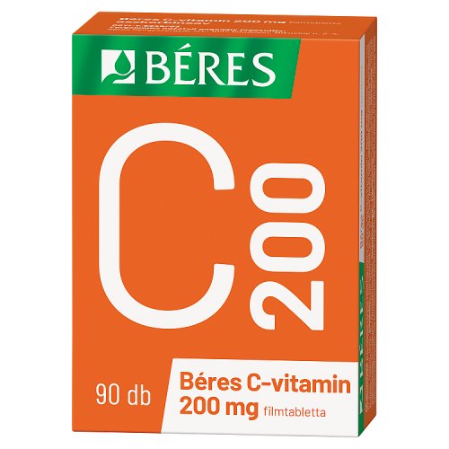 Béres C-vitamin 200 mg filmtabletta 90 db - Kép 1