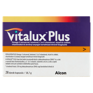 Vitalux Plus Omega-3 lutein 10 mg kapszula 28 db kép