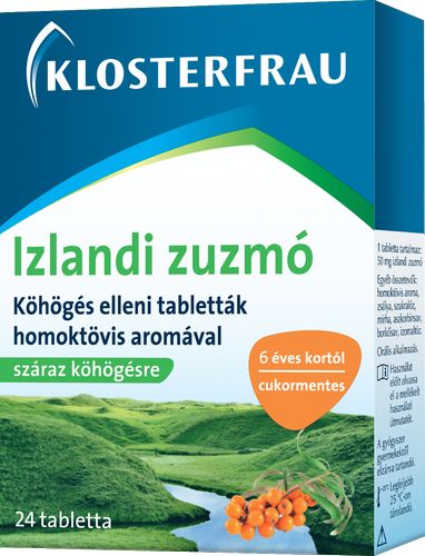 Klosterfrau Izlandi zuzmó tabletta köhögés ellen 24 db - Kép 1