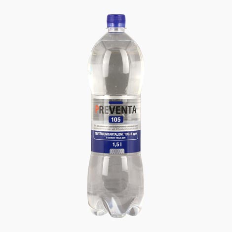 Preventa 105 csökkentett deuterium tartalmú szénsavas víz 1,5 L - Kép 2